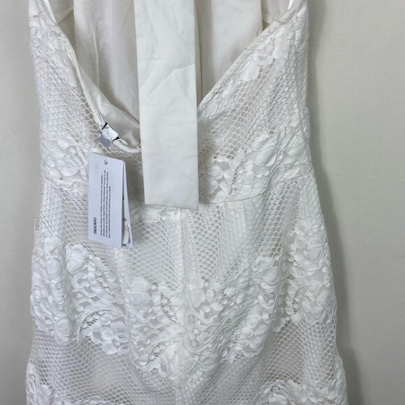 Guess Lexie Romper True White Lace Playsuit Womens Size 0 New With Tags Flaw NWT - Picture 6 of 16